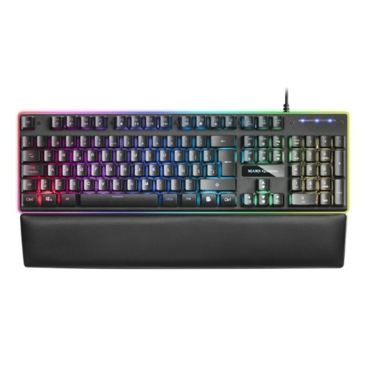Gaming Keyboard Mars Gaming MK320ES RGB USB-0